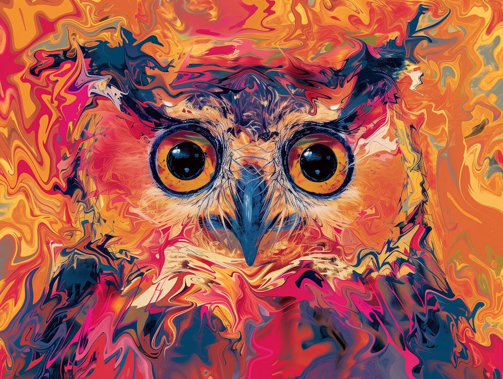 Colorful Owl 2