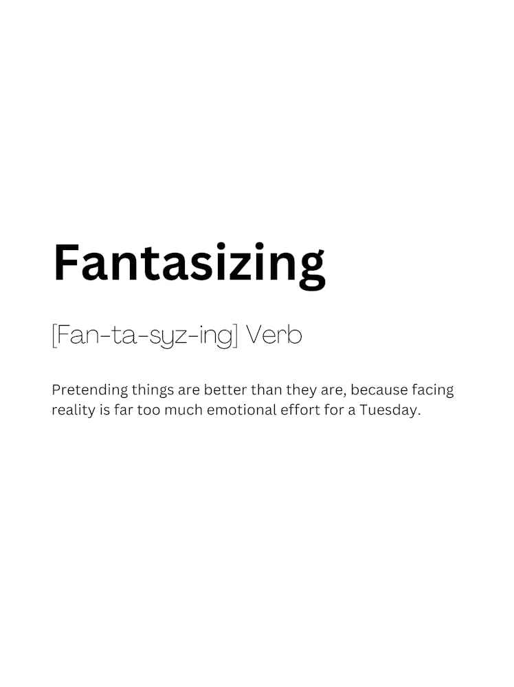 Fantasizing Definition Meaning
