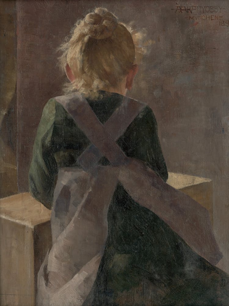 Girl In A Green Dress