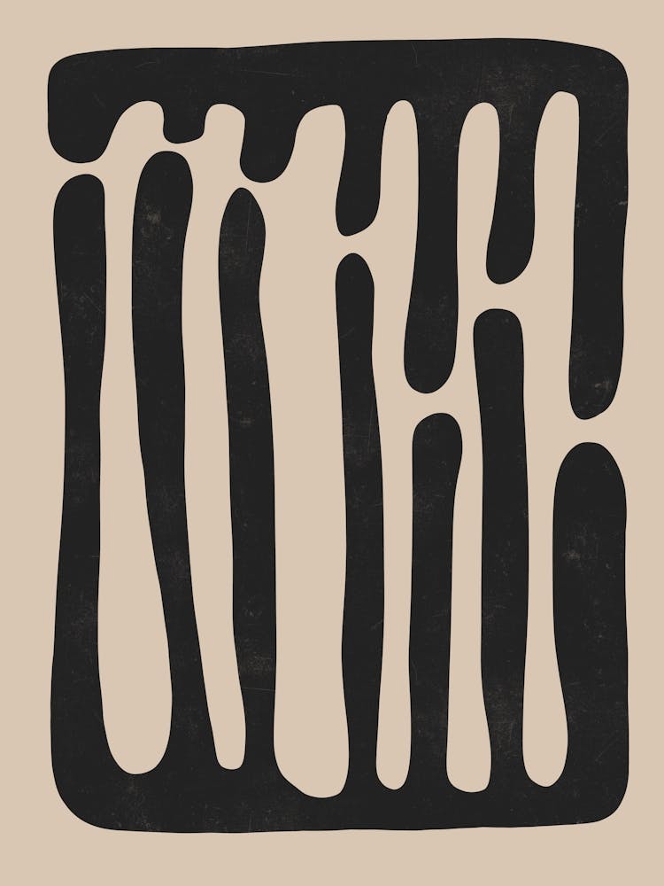 Abstrait Organique N° 1158
