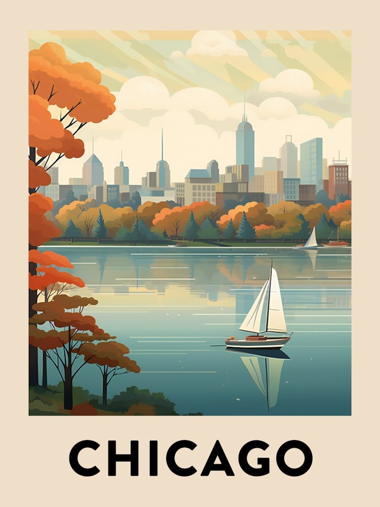 Chicago Travel Poster 1