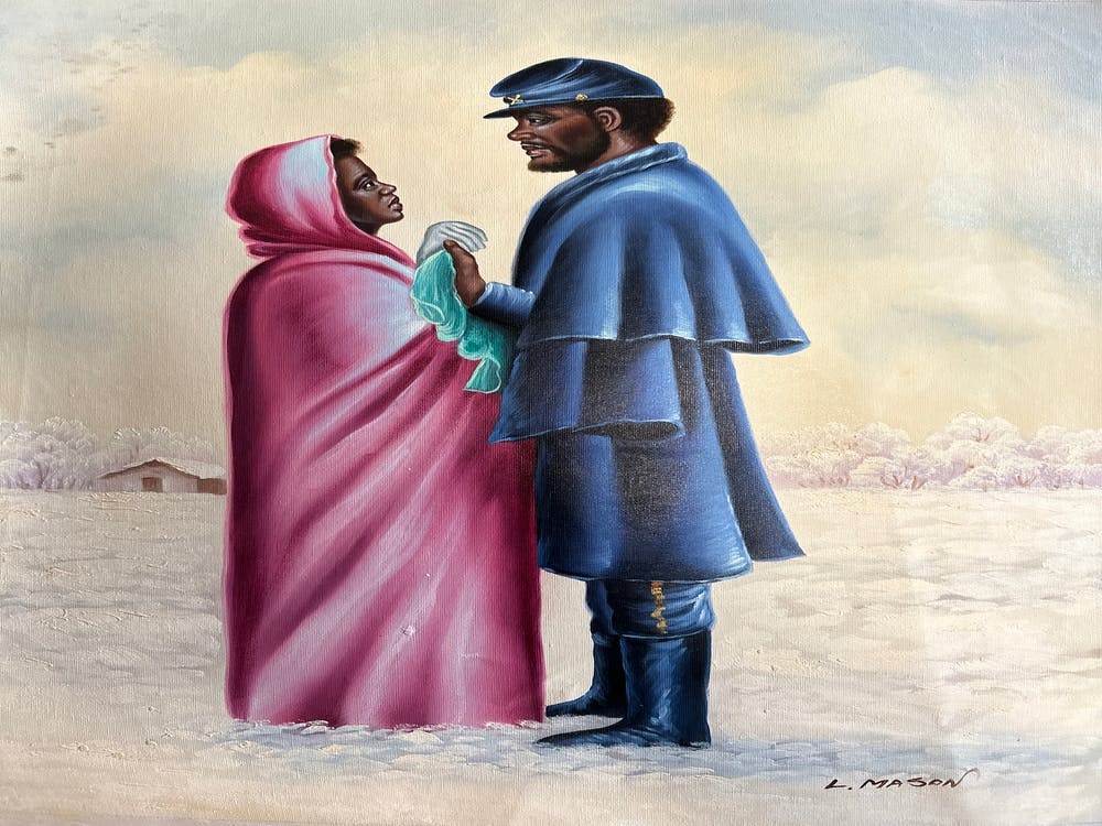 Couple In The Snow