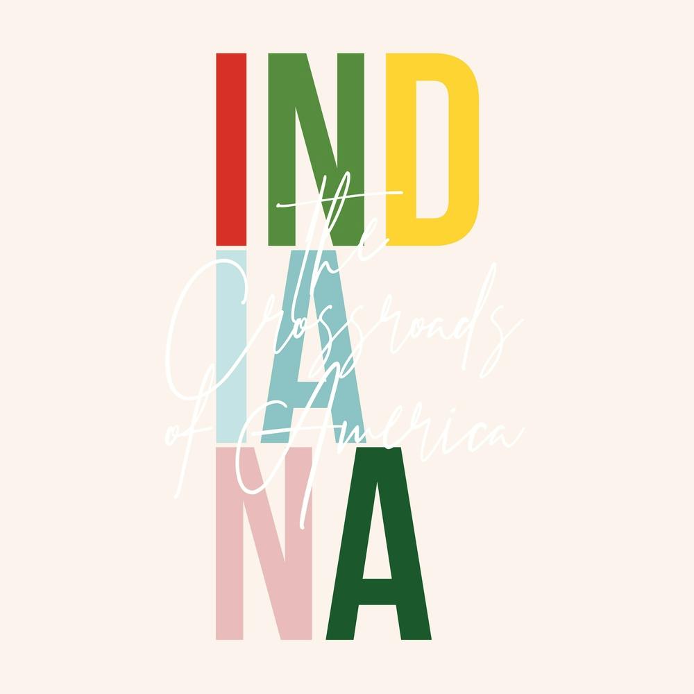 Indiana The Crossroads Of America Color