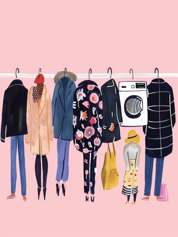 Clothes Hanger Illustration