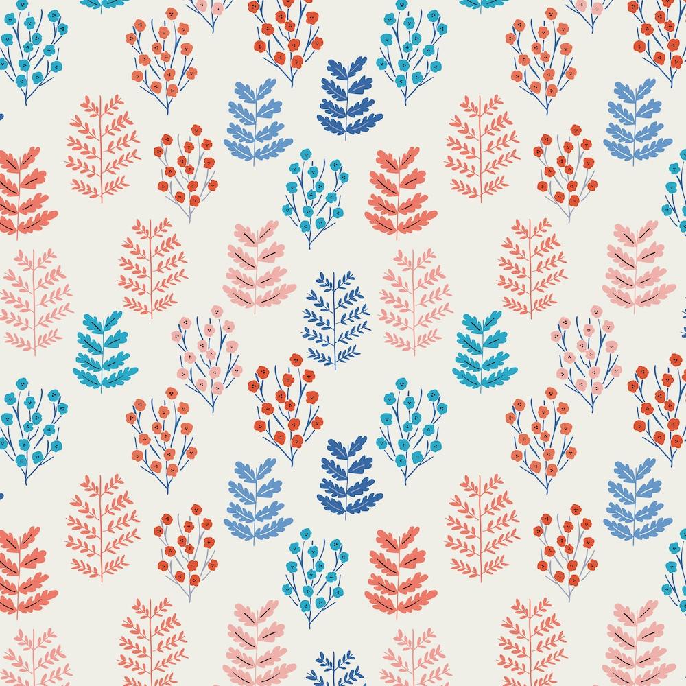 Be Calm Pattern I Square