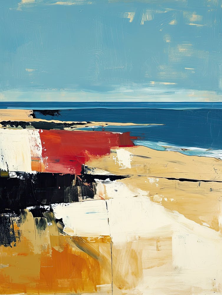 Sand And Sea, Abstract