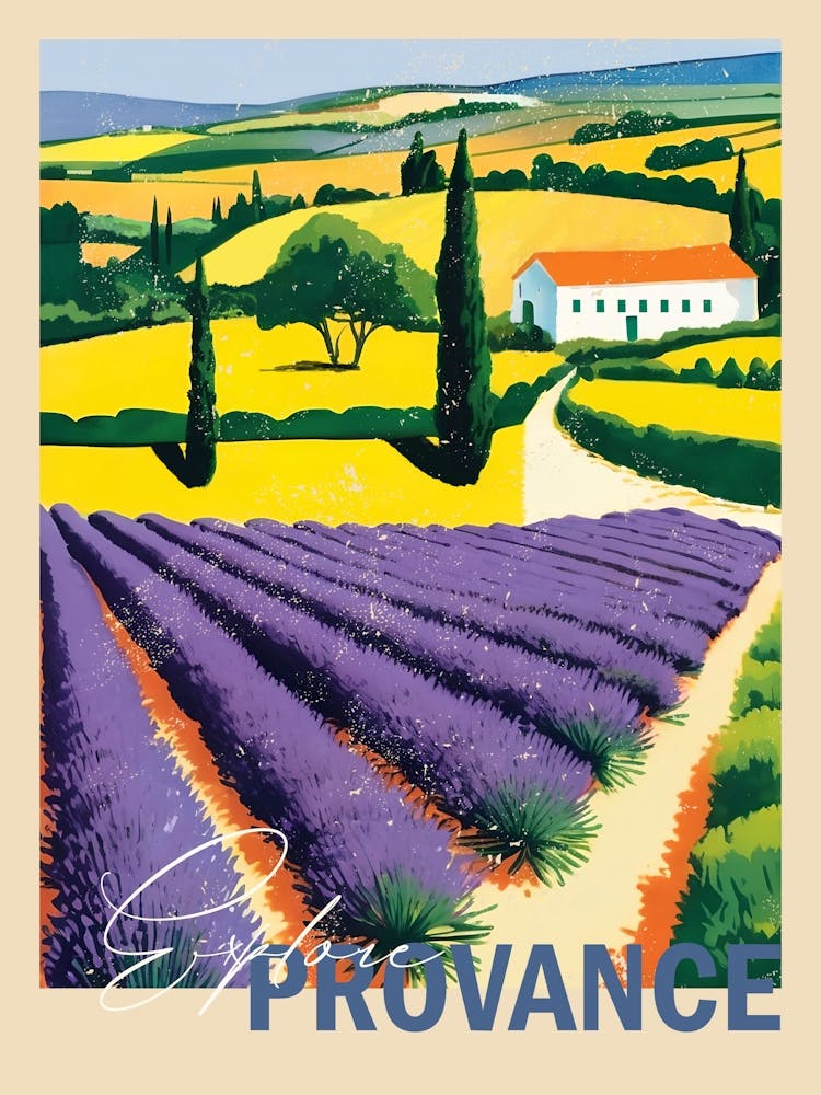 Lavender Fields In Provence