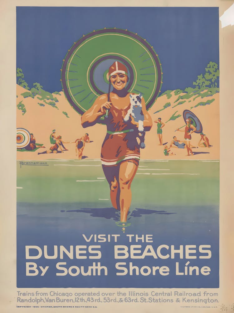 Dune Beaches By South Shore Line