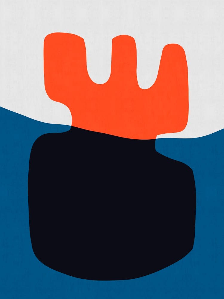 Blue and red shapes 1