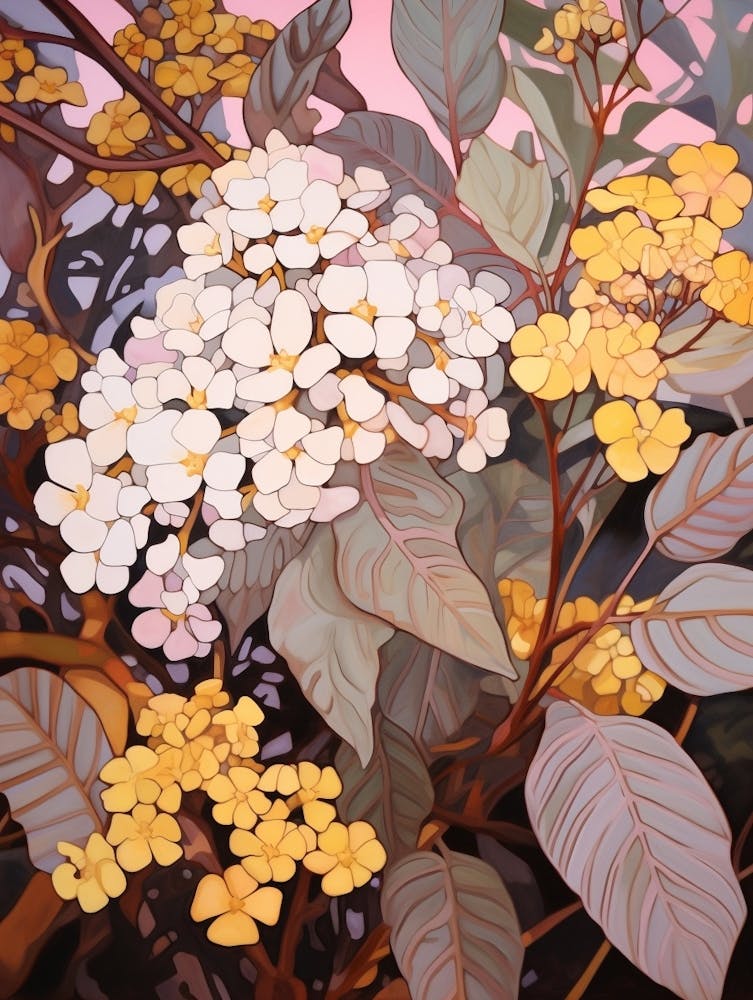 Lantana 1 Flower Painting