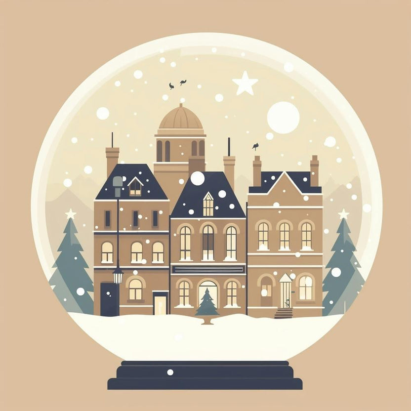 York United Kingdom 2 Snowglobe