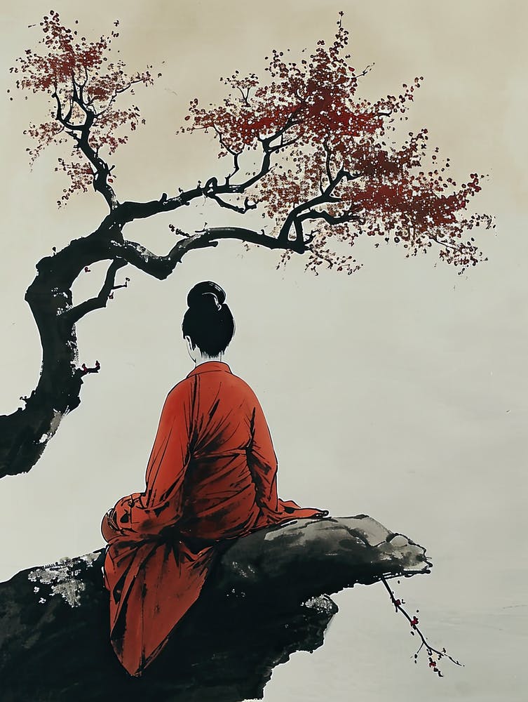 Asian Woman 34, Minimalism