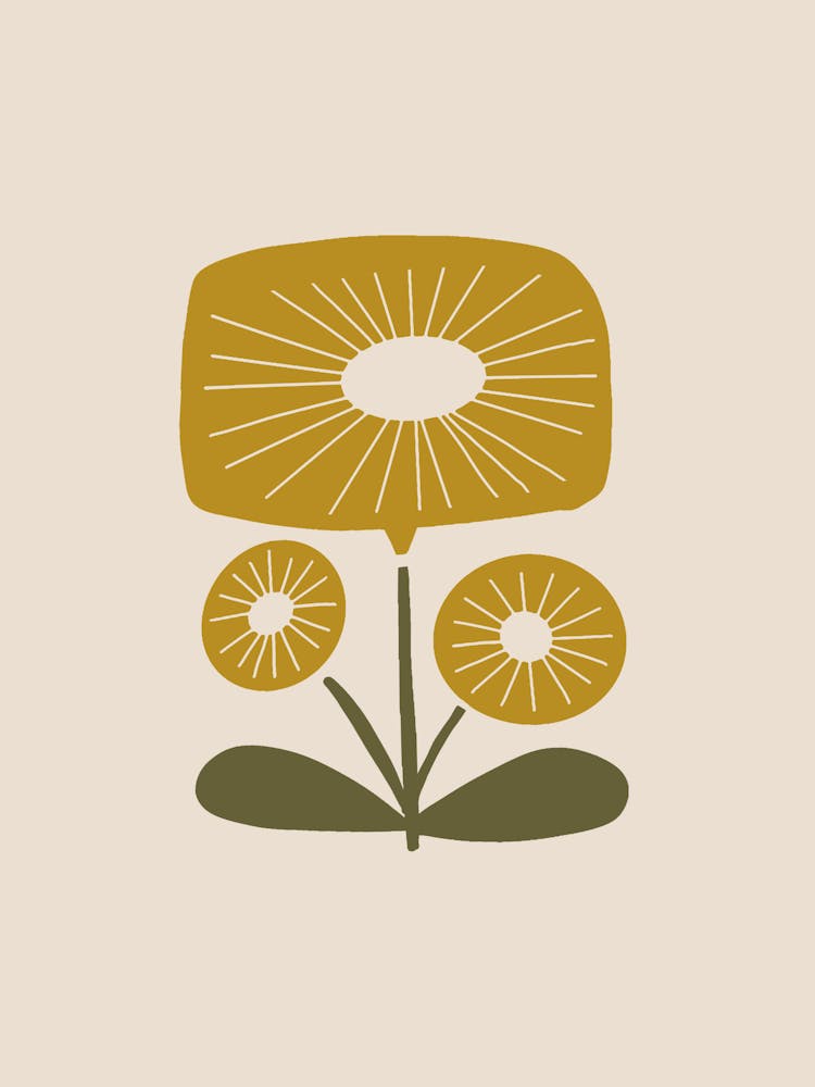 Daisy Flower Mustard