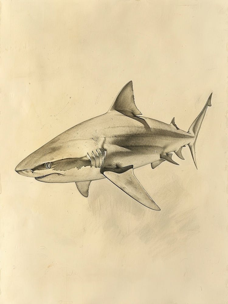 Phoebefy A Pencil Crayon Drawing Of A Shark Centred 1970prese 82322e95 B79c 4eea 8cc5 9250fa76073c 3