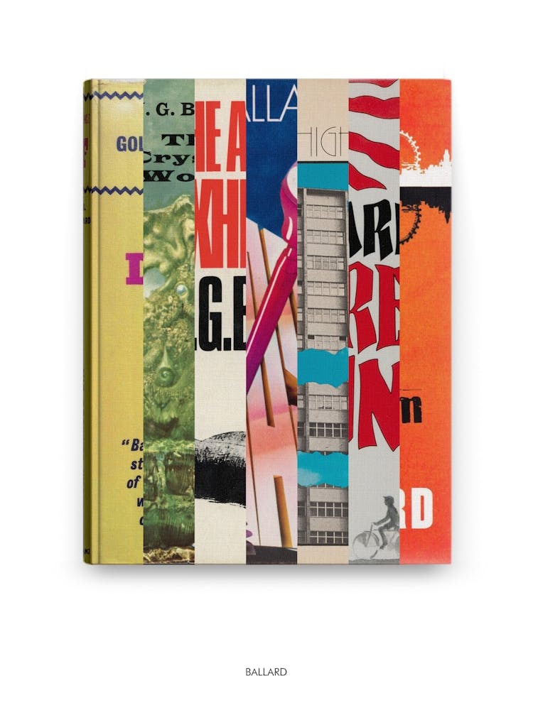 J.G Ballard - Book Lover Abstract Print -First Edition Covers