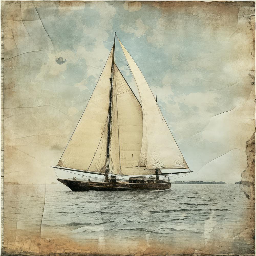 Vintage Sailboat 6