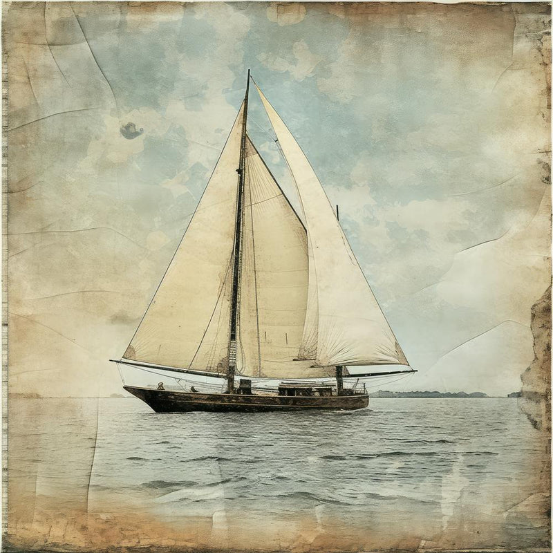 Vintage Sailboat 6