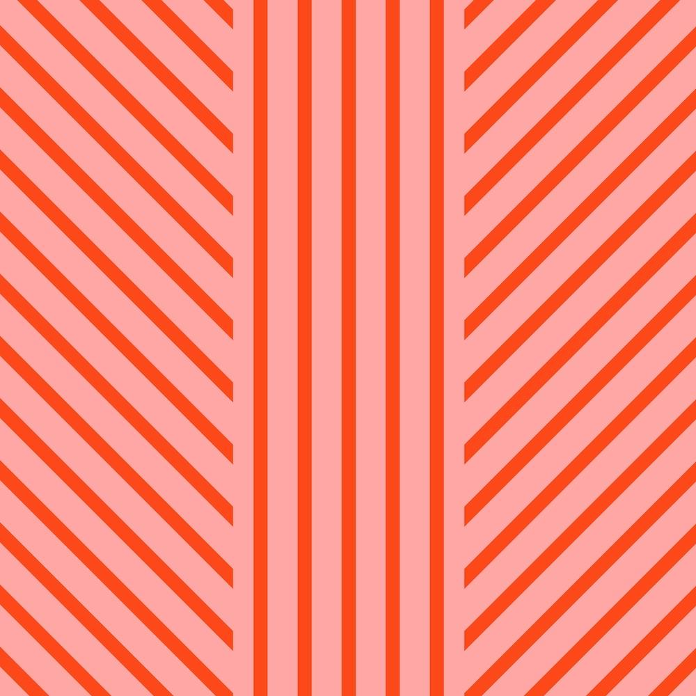 Lined Pink Square