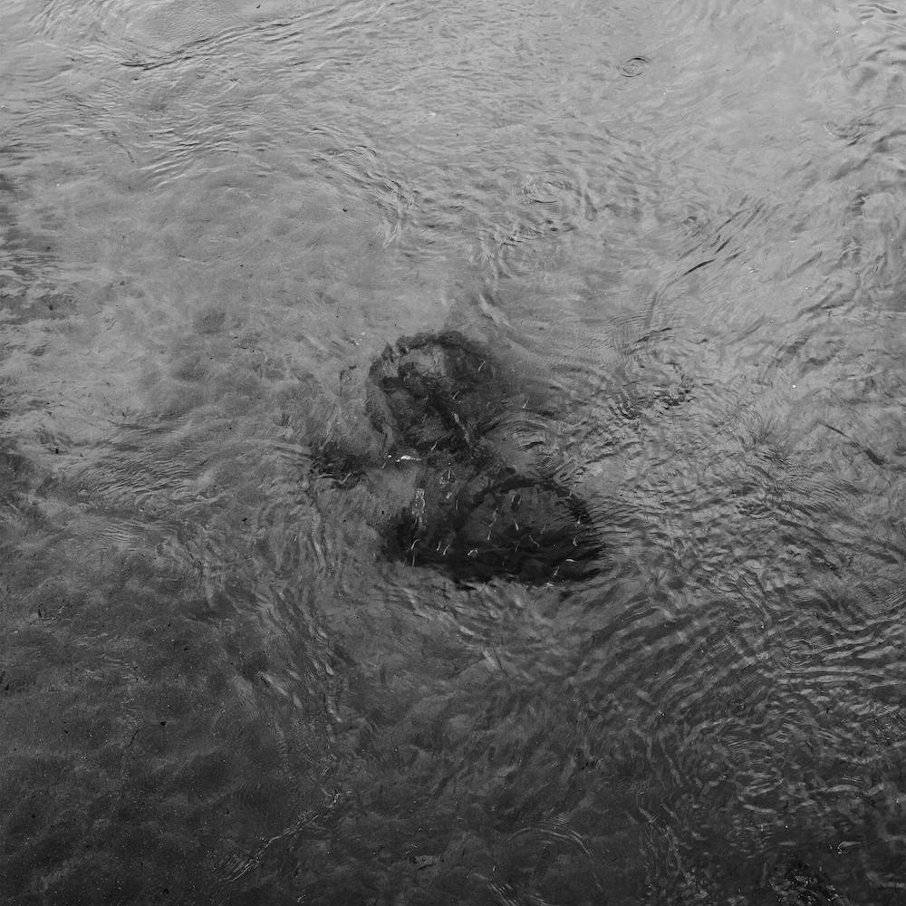 Bike In The Canal, Black And White St Sebastian, Spain Square
