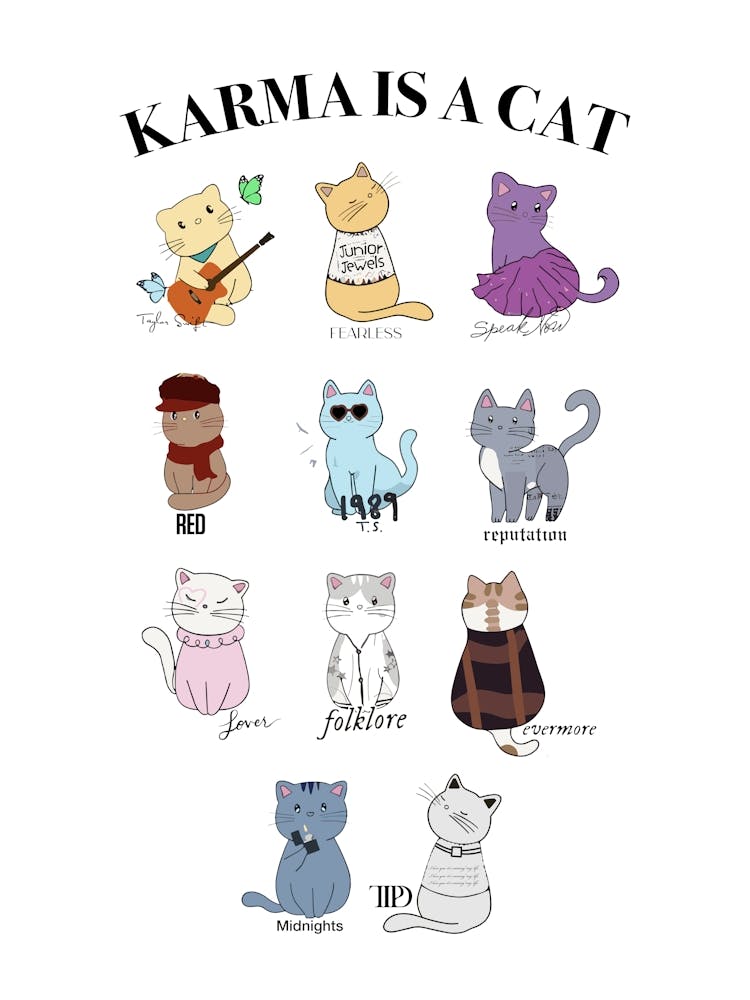Taylor Swift Karma Is A Cat