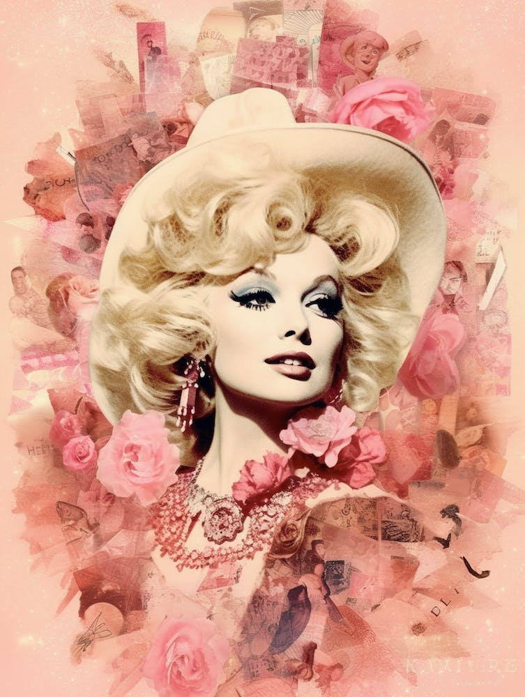 Cowgirl Collage Pink 2