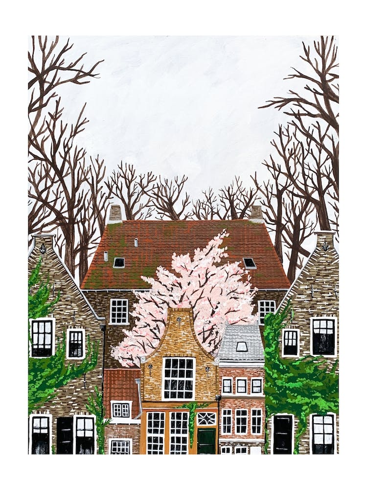 Saucer Magnolia Flame