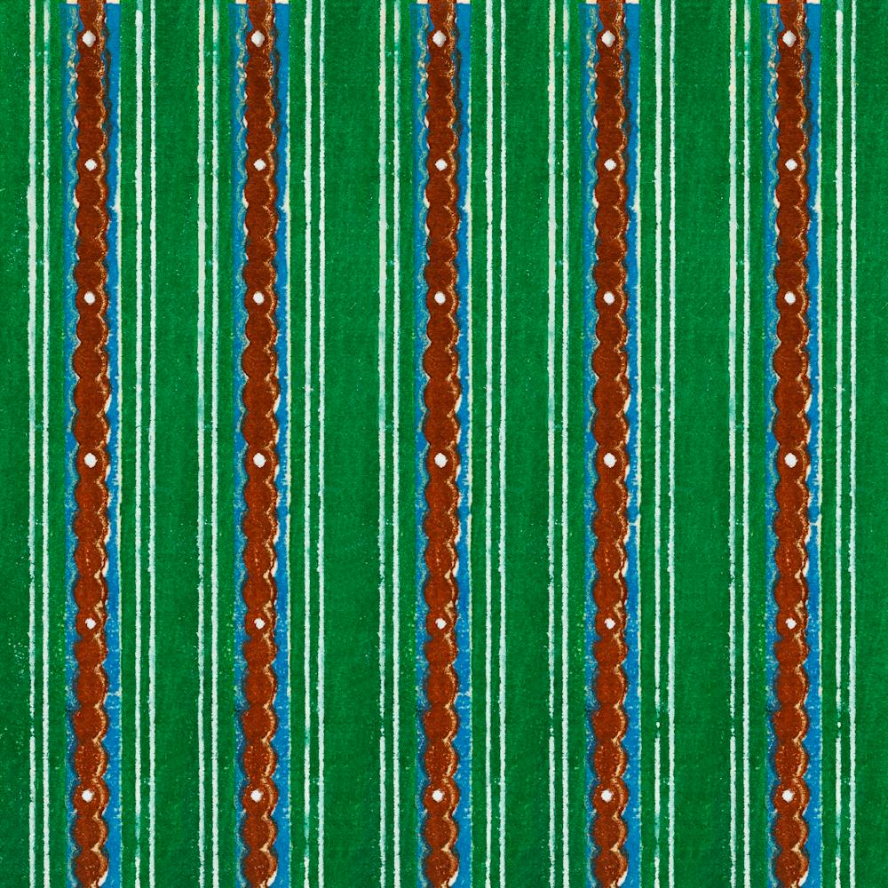 Vintage Ukiyo-e Woodblock Print Of Japanese Textile, Shima Shima, Furuya Korin (39) 1