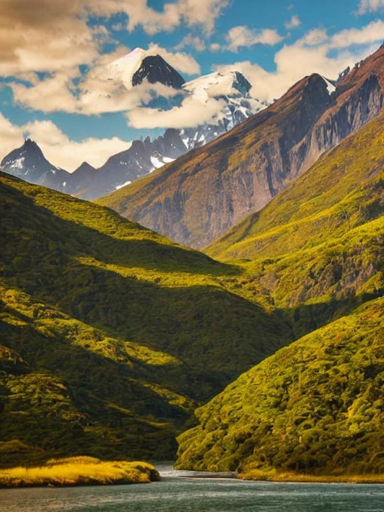 Tierra Del Fuego National Park 2  Argentina Vintage Poster