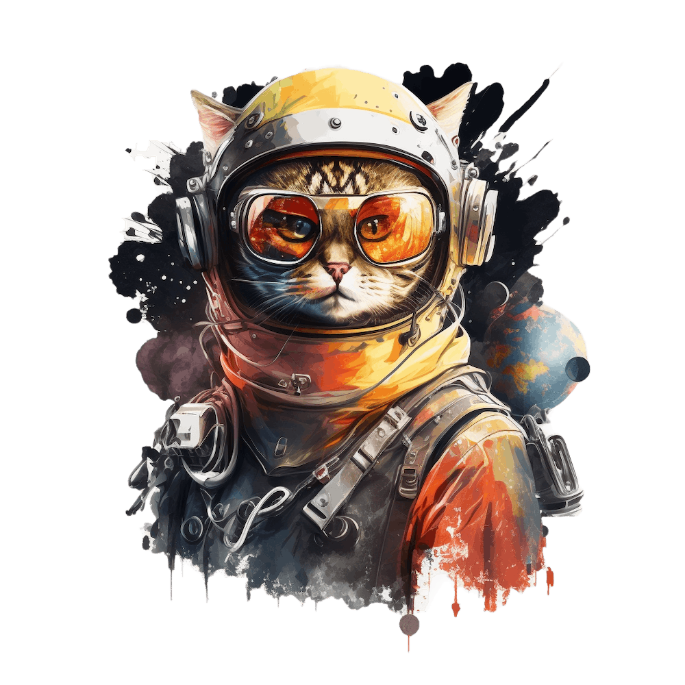 Retro Spacecat