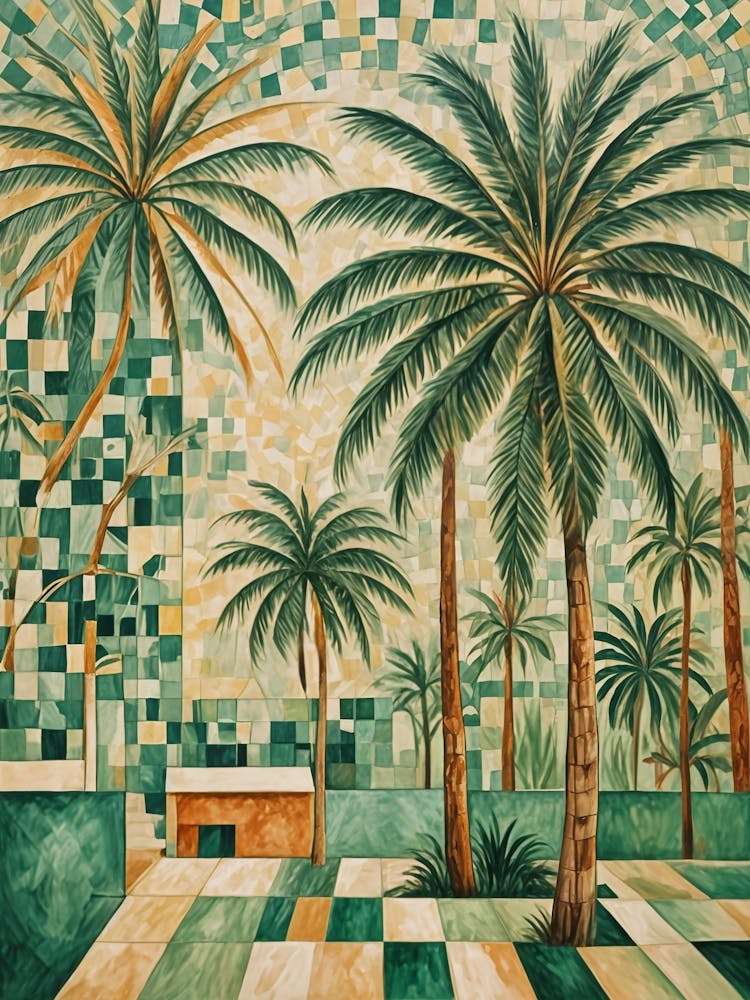 Palm Trees In The Garden