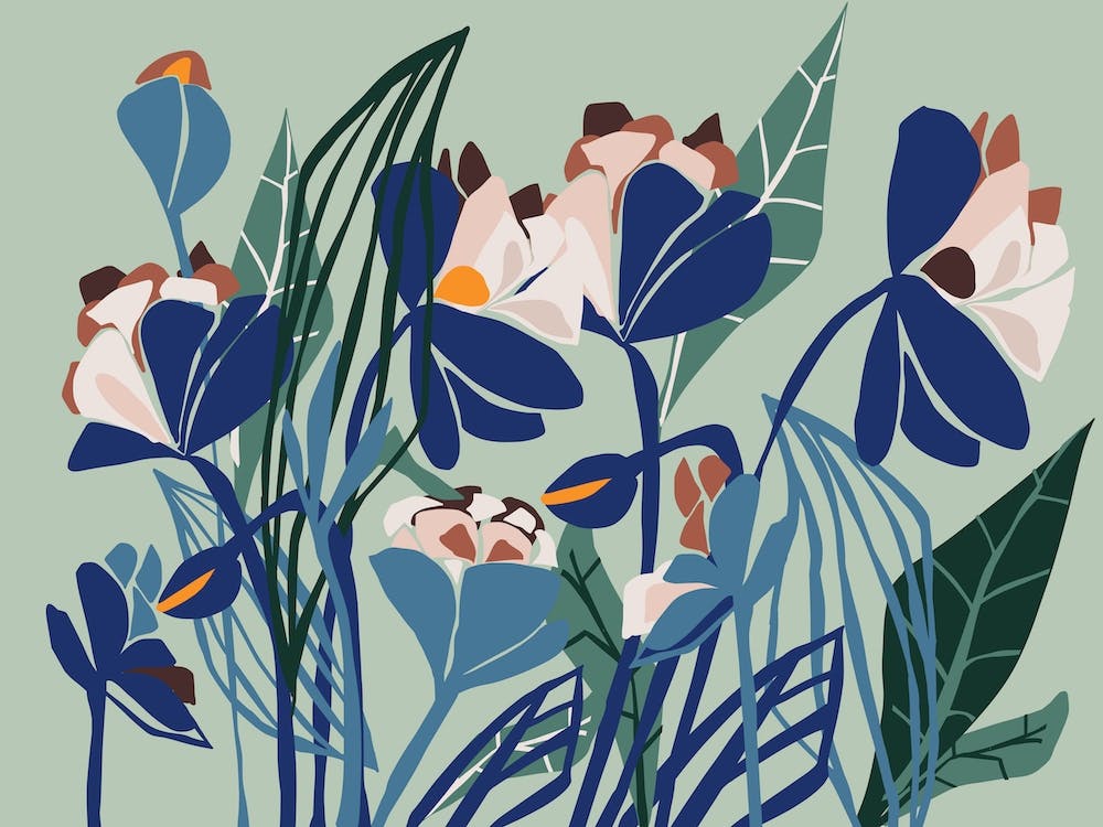 Beauty Outside   Mint Floral