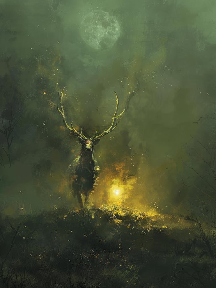 Deer In The Forest 11