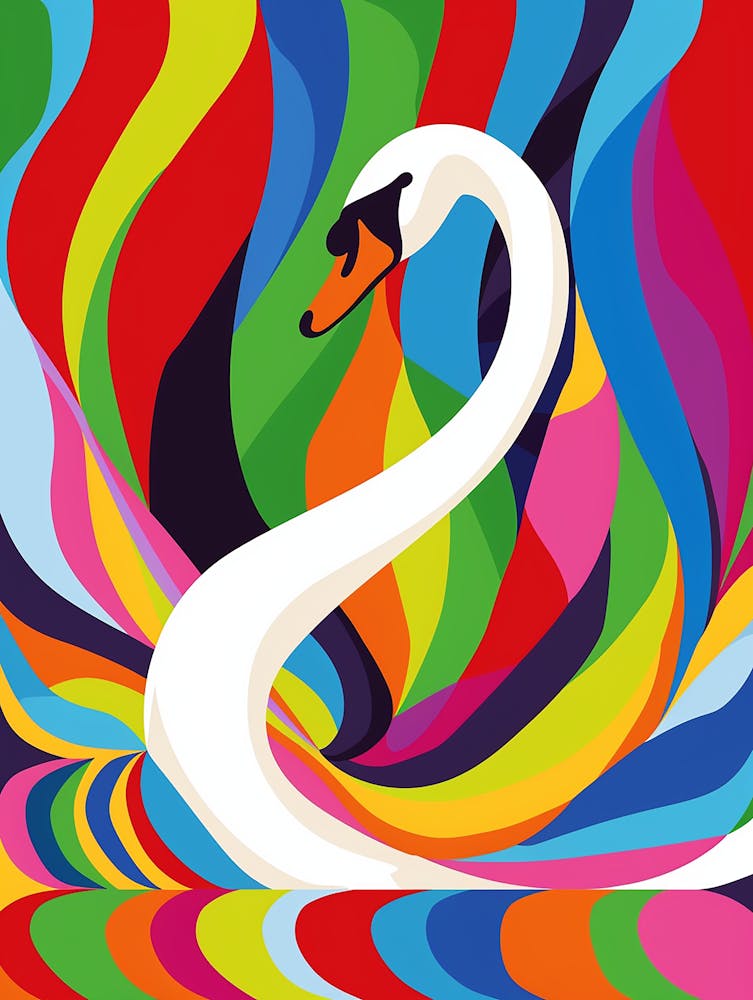 Vibrant Swan