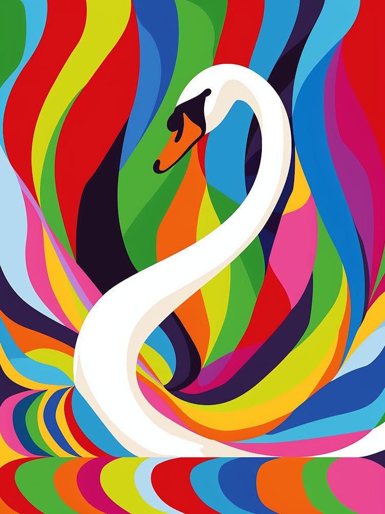 Vibrant Swan