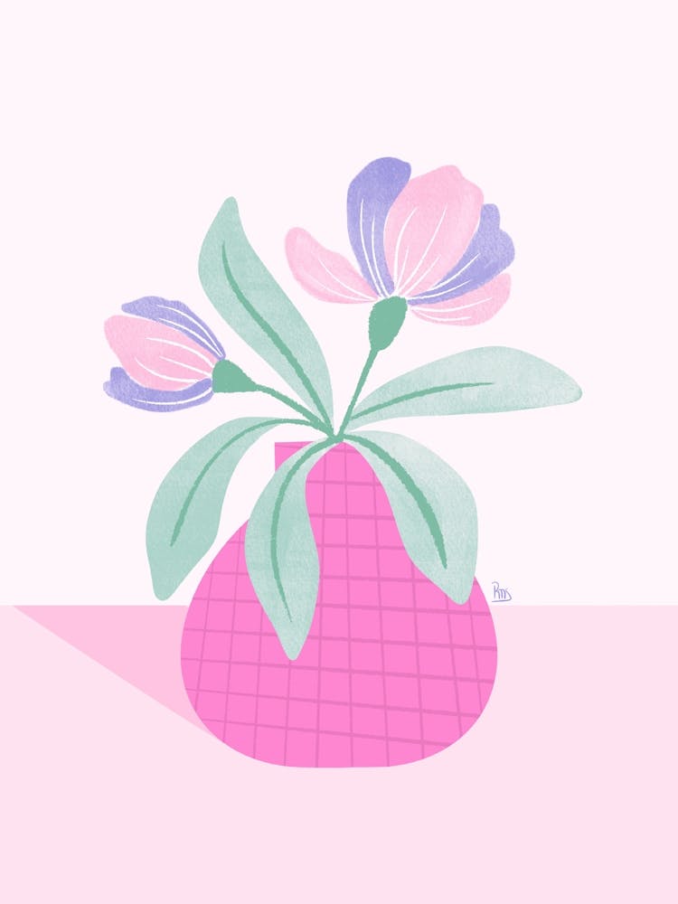 Modern Flower Pot Pink