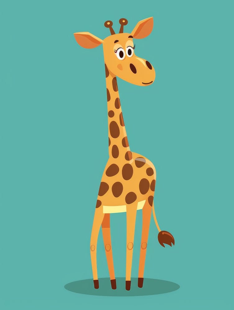 Cartoon Giraffe 1