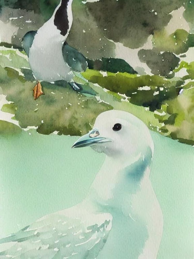 Great Auk Storybook Watercolour