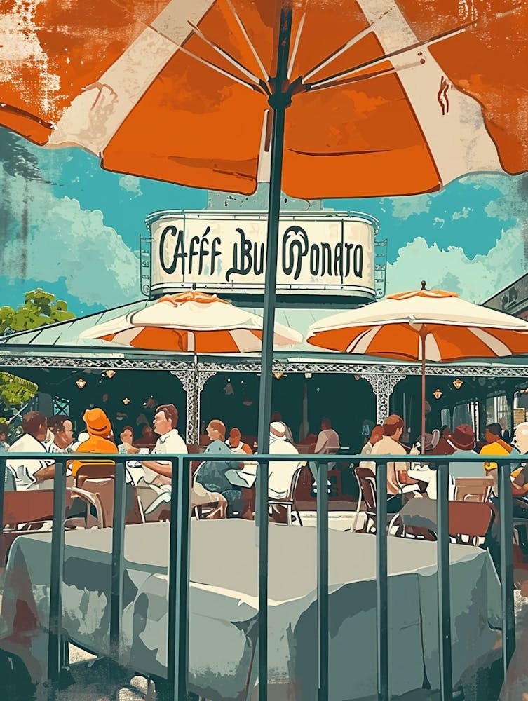 Cafe Du Monde Retro Pop Art 1