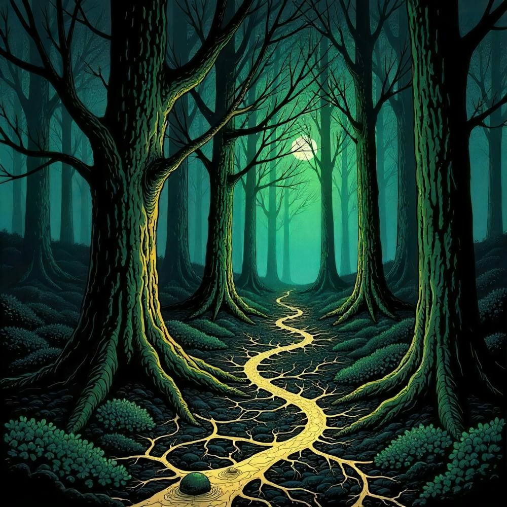 Path Through The Woods 1