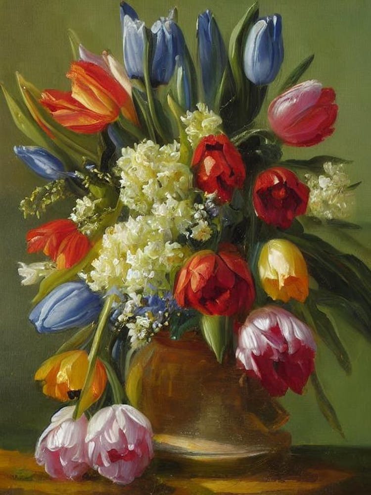 Tulips Painting 2 Flower