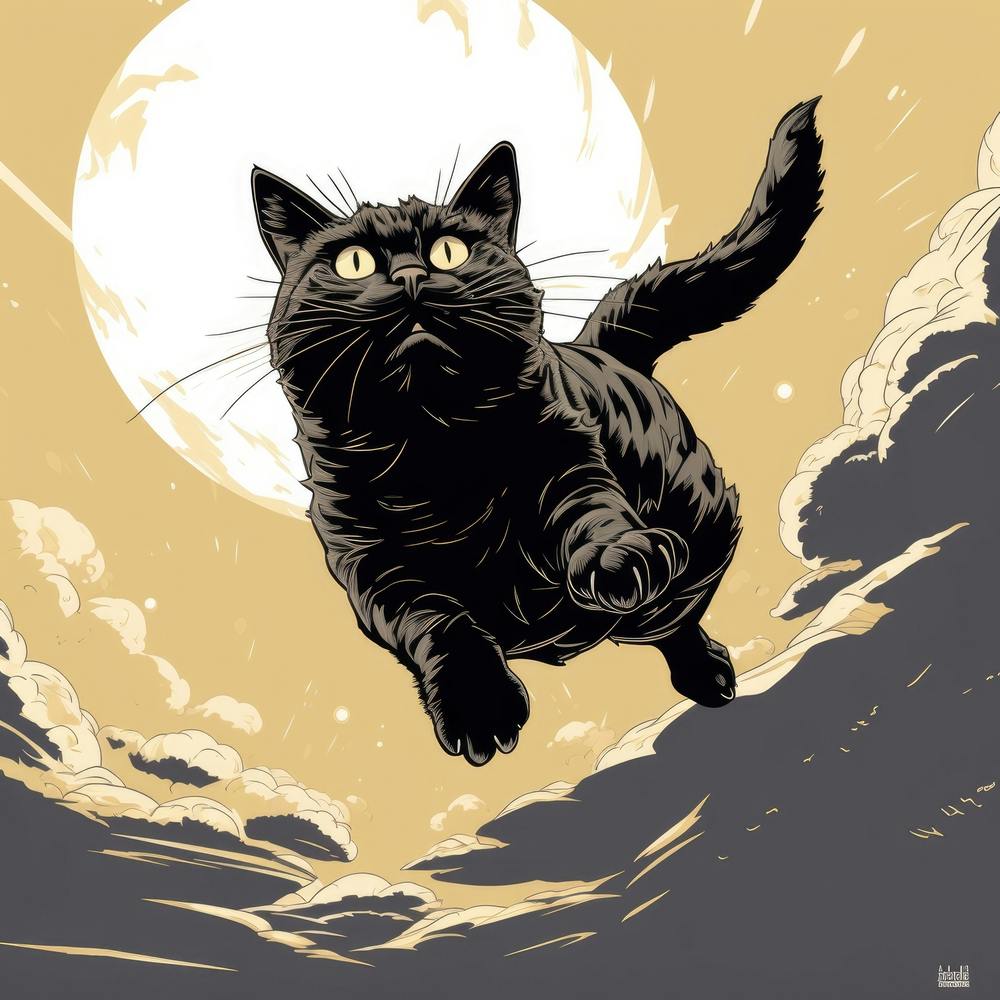 Cat In The Sky