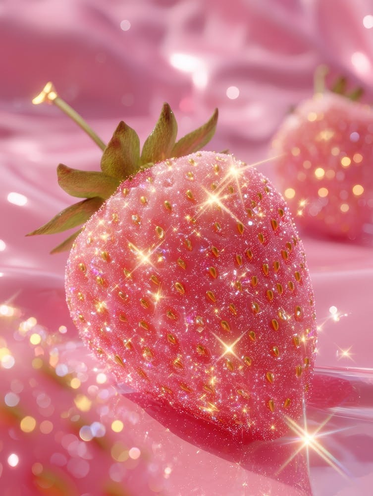 Pink Strawberries