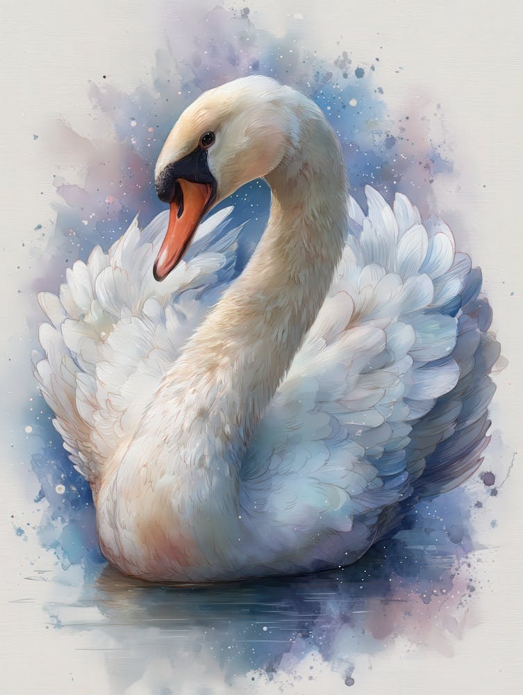 Aihrgdesign Isolated Watercolor Painting Of Birds Elegant Swa Ddc179e7 2039 44eb A4a1 Bf7cee5f8780 1