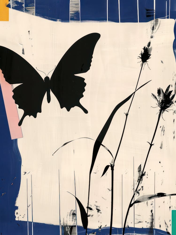 Butterfly 1 Cut Out Collage