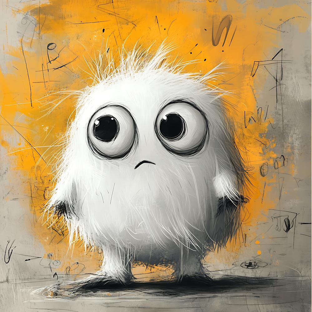 Cute Shaggy Plush Ghost Toy 8
