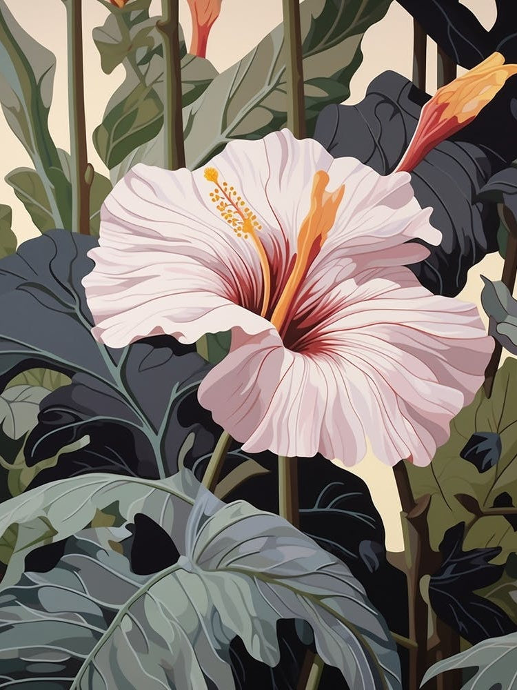 Flower Illustration Hibiscus 2