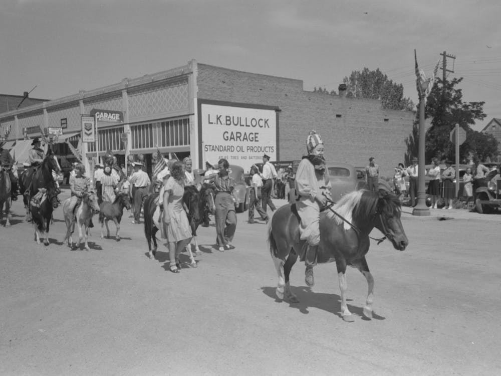 Untitled Photo, Possibly Related To The Fourth Of July Parade At Vale, Oregon By Russell Lee 1