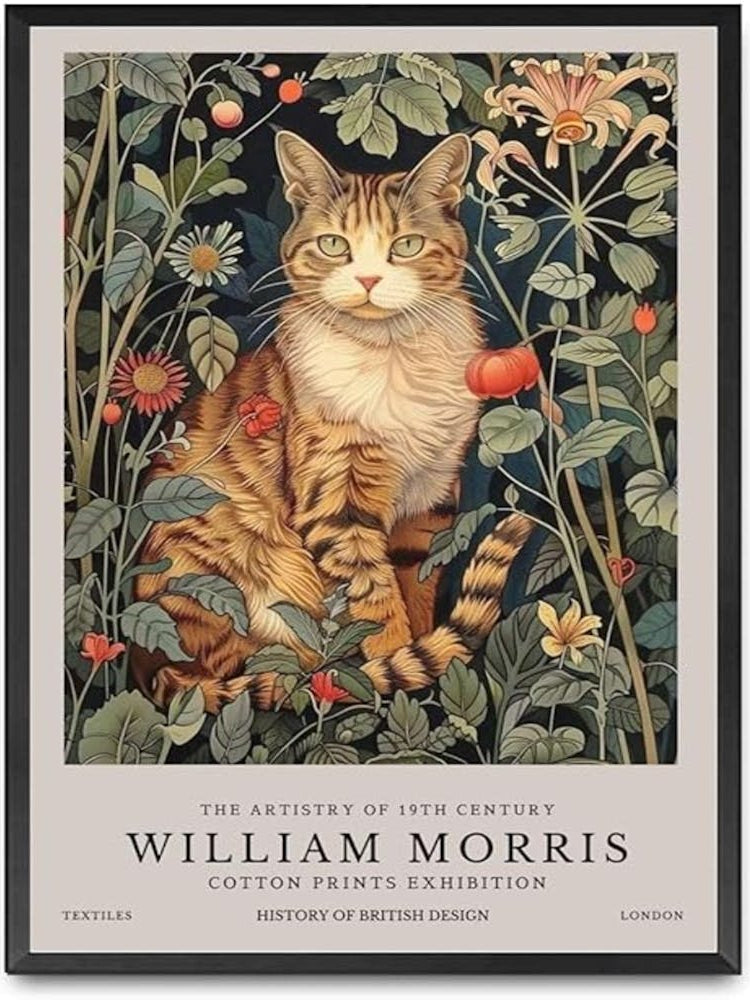 William Morris cat print 5