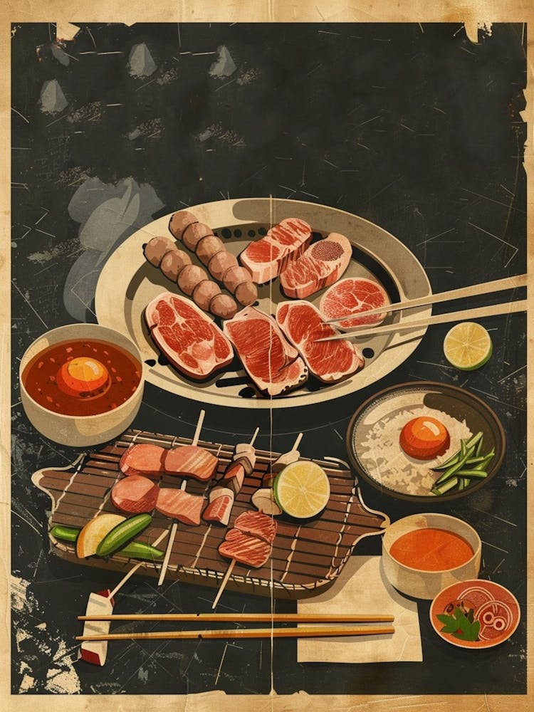 Yakiniku Mid Century Modern 4