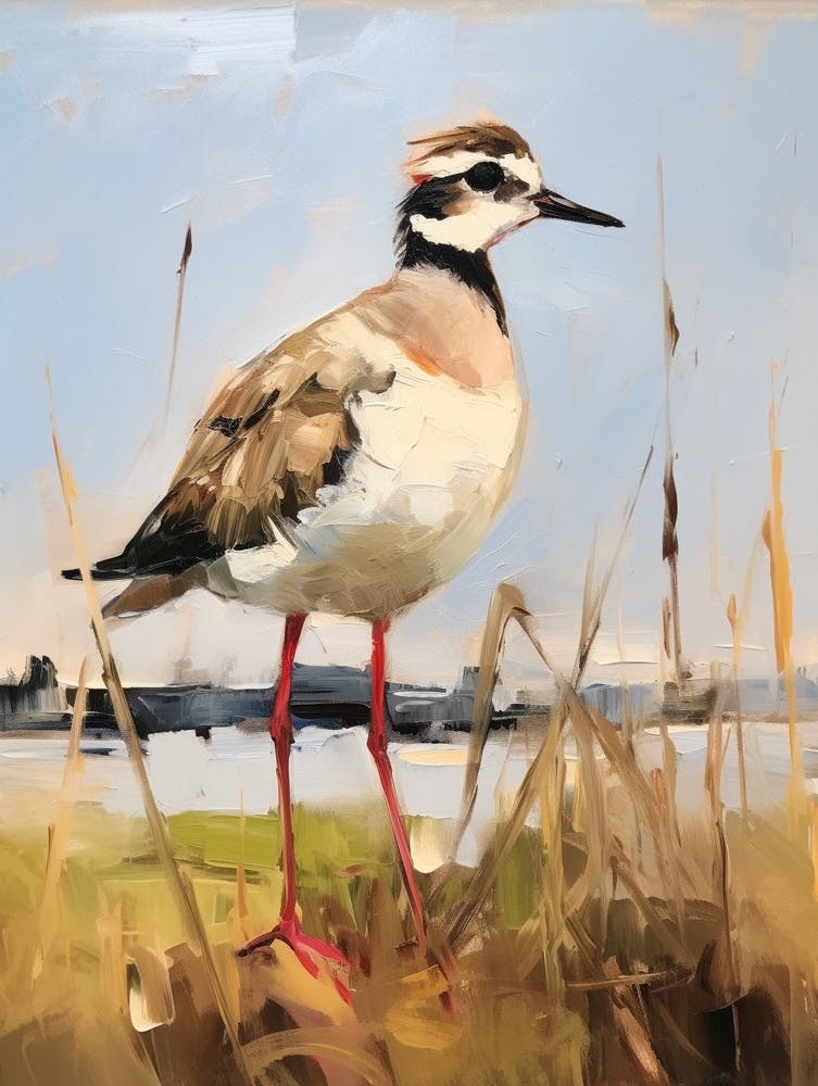 Bird Painting Lapwing 1